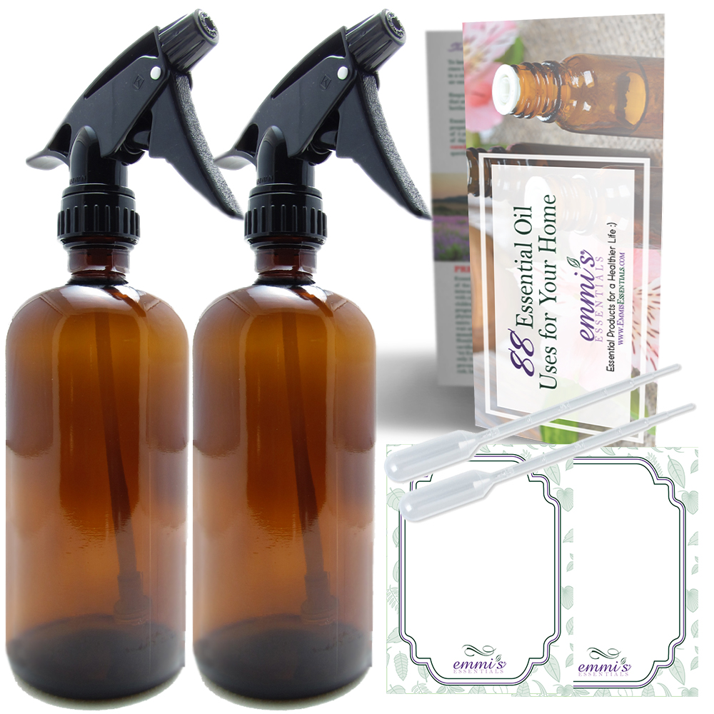 16 oz glass spray bottle